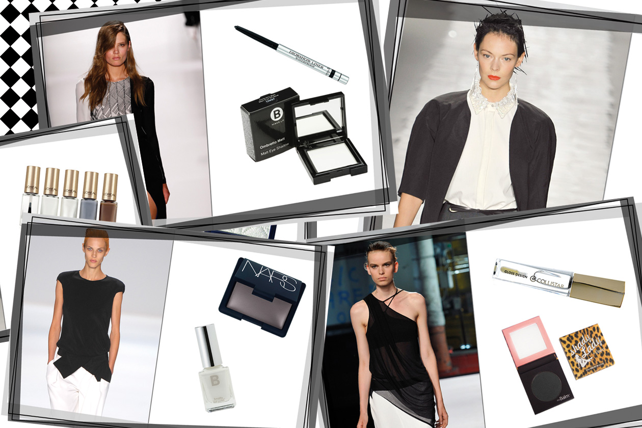 Black and white make up: eleganza optical