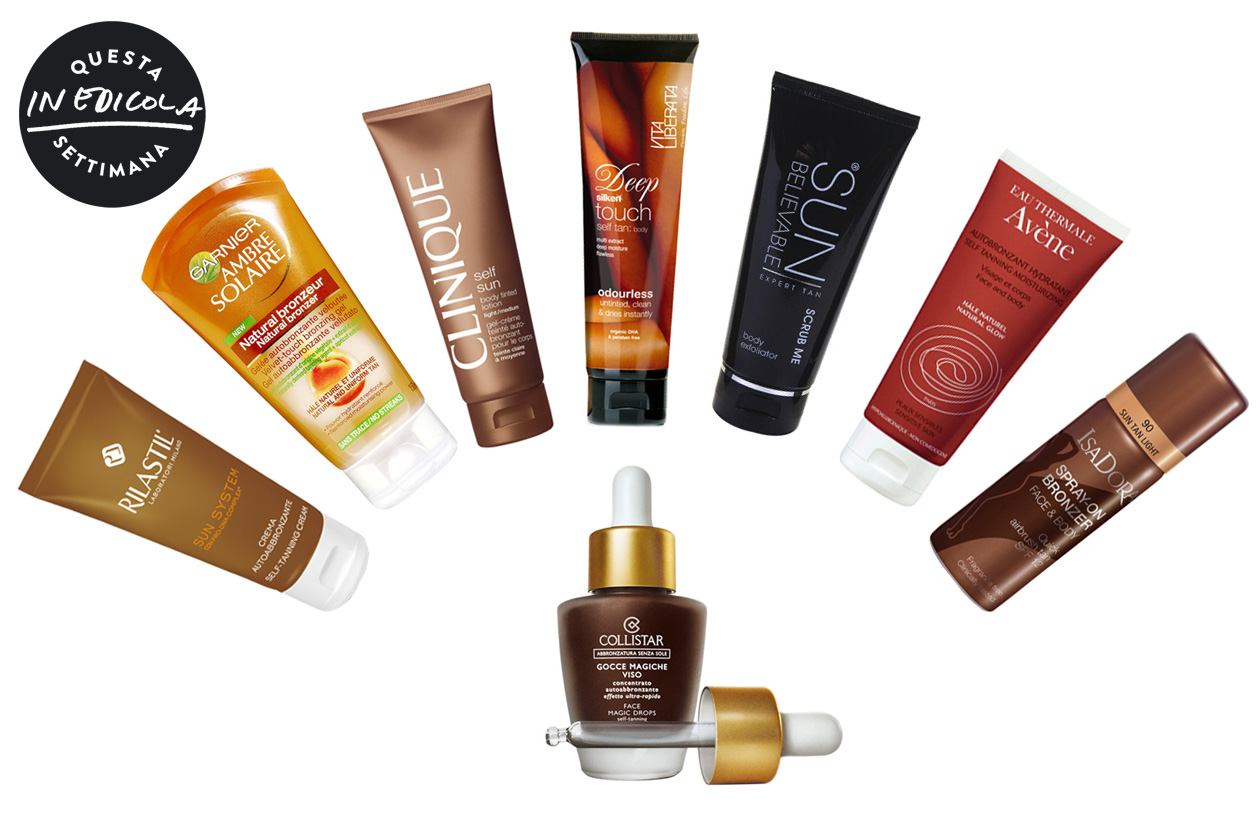 Una pelle colorata senza esposizione solare? Missione possibile con gli autoabbronzanti