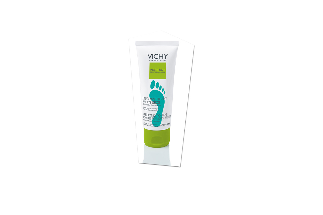 Vichy Podexine Rigenerante Piedi Secchi è ideale per la pelle del piede secca e sensibile