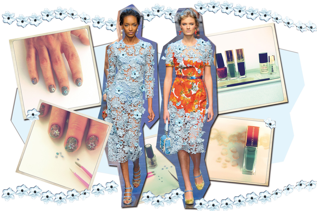 Manicure tutorial: ispirazione Dolce & Gabbana