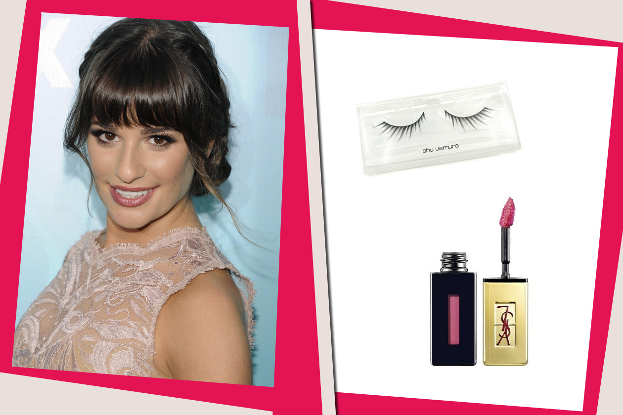 lea michele shu uemura ysl