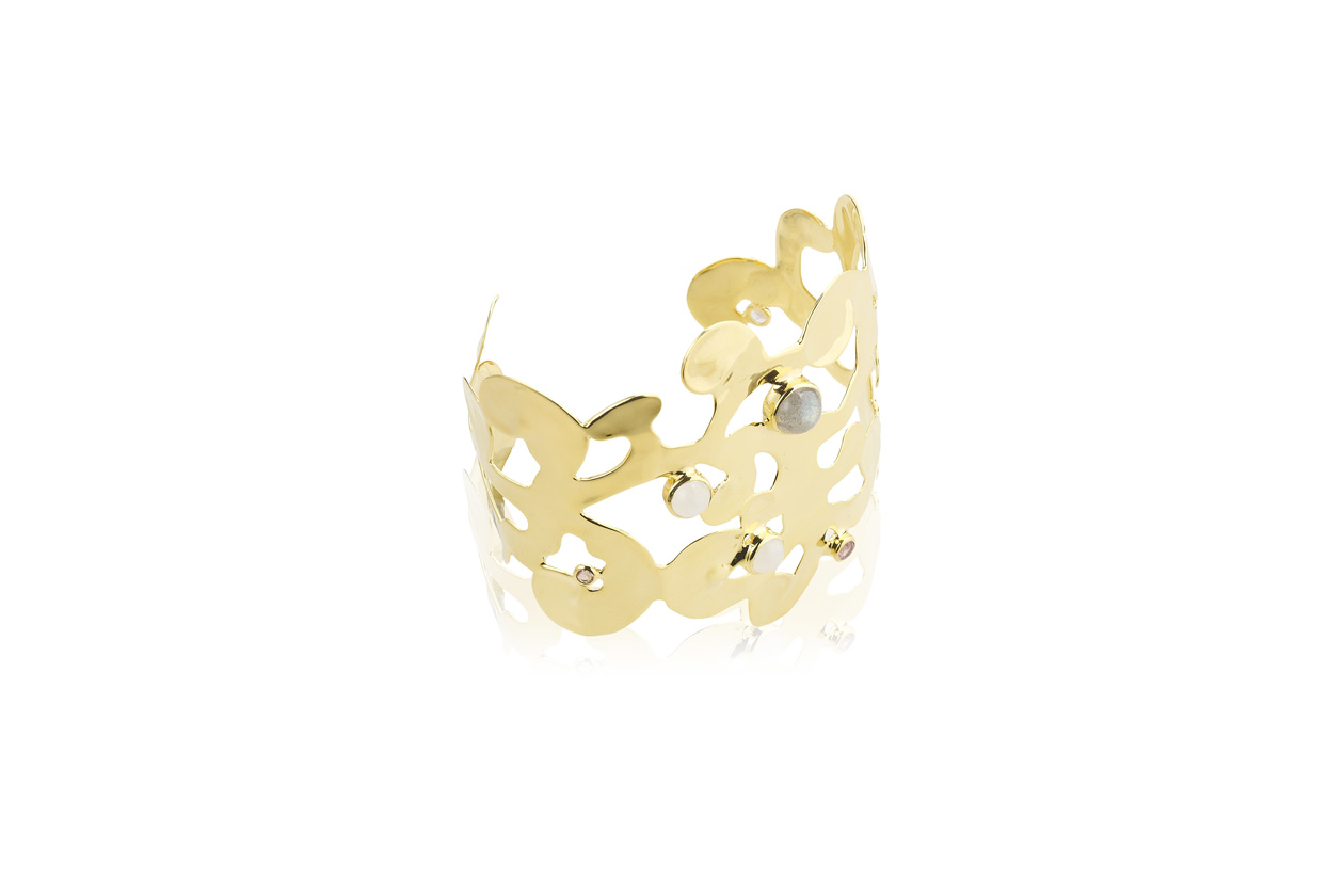 Monica Vinader cuff by Monica Vinader harrods metallic