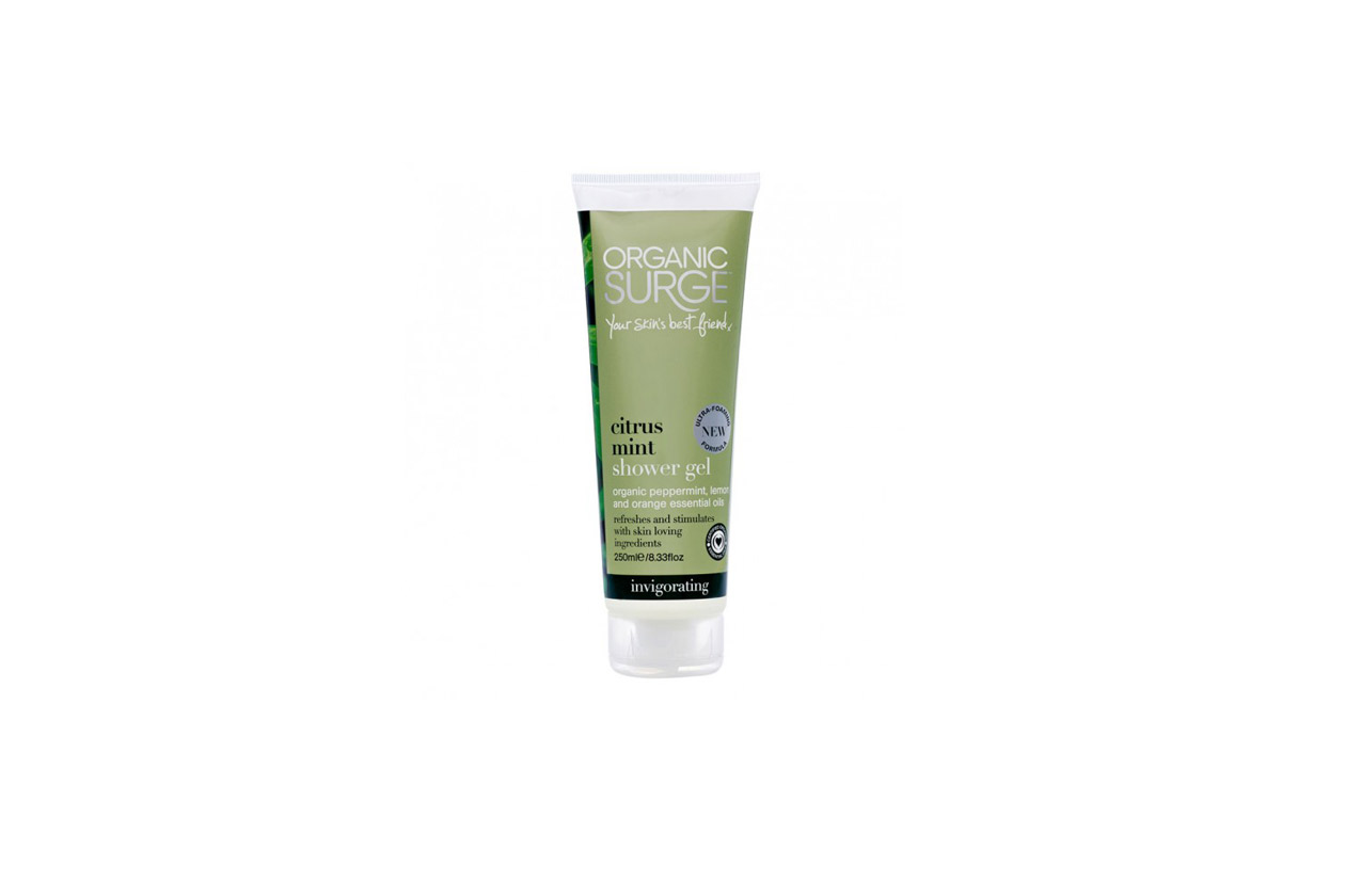 citrus mint gel doccia organic surge