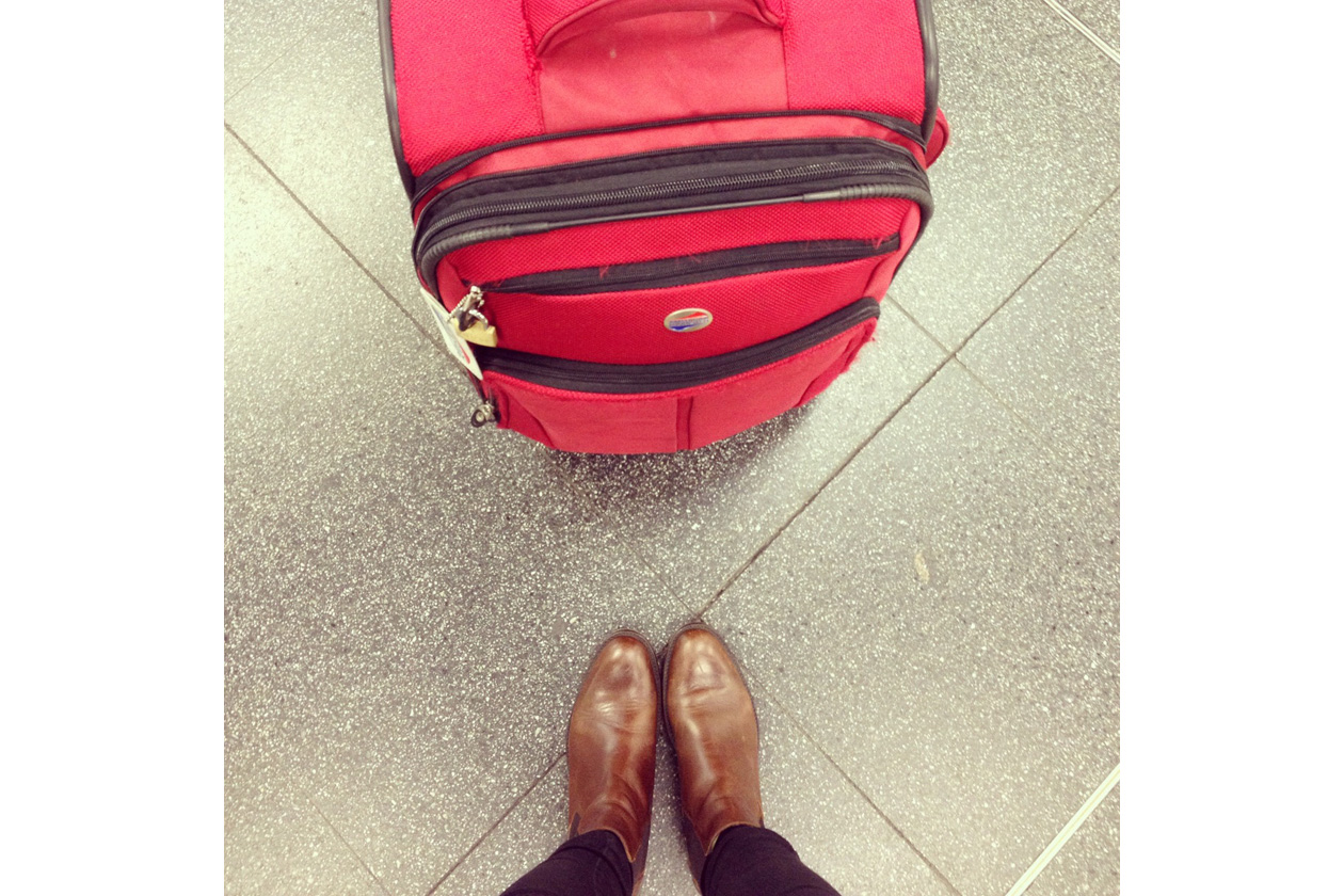 trolley e stivaletti