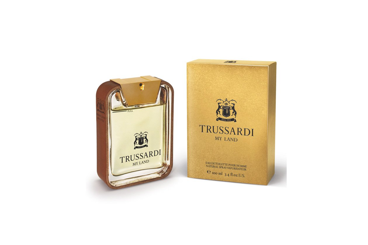 Estrema eleganza anche per il nuovo profumo Trussardi My Land