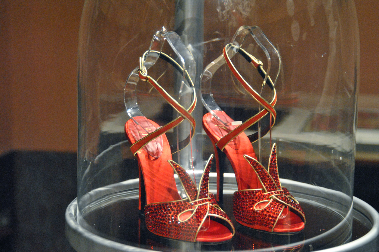 Giuseppe Zanotti Red Mules (photo by Delphine Hervieu)