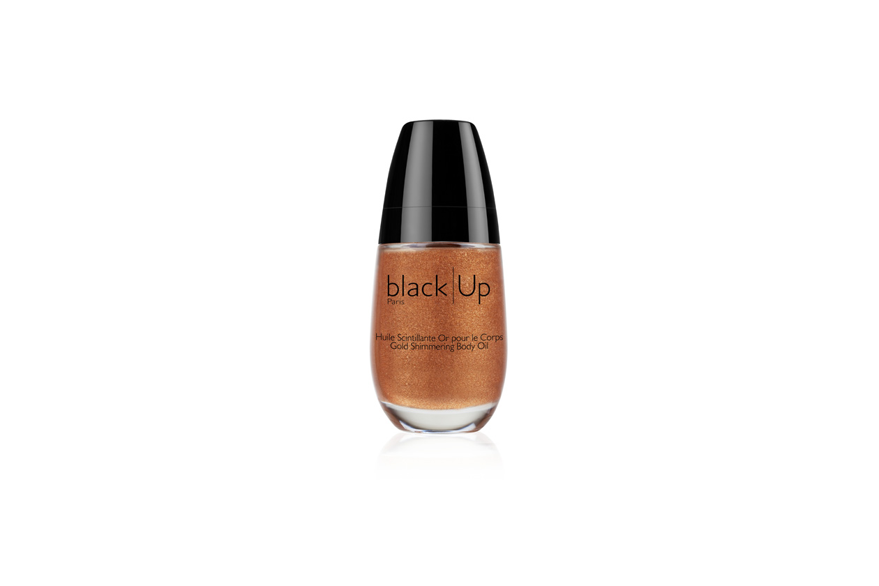 black up huile scintillante pour le corps