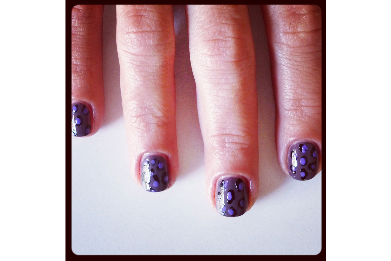 012 Beauty manicure tutorial maculato