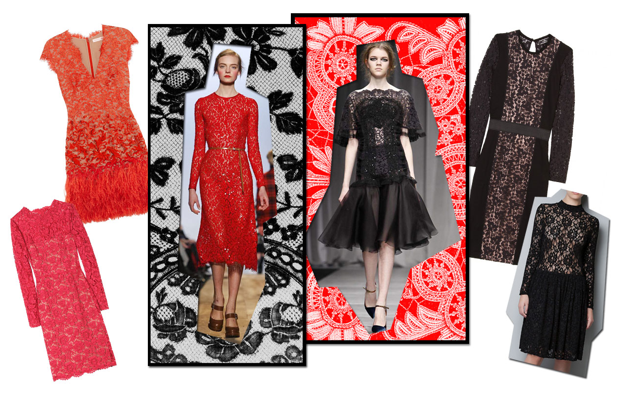 04 Rosso Nero Pizzo Collage