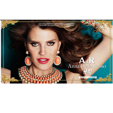 Anna Dello Russo per H&M da domani negli store