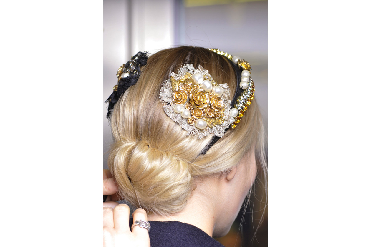 Dolce Gabbana chignon