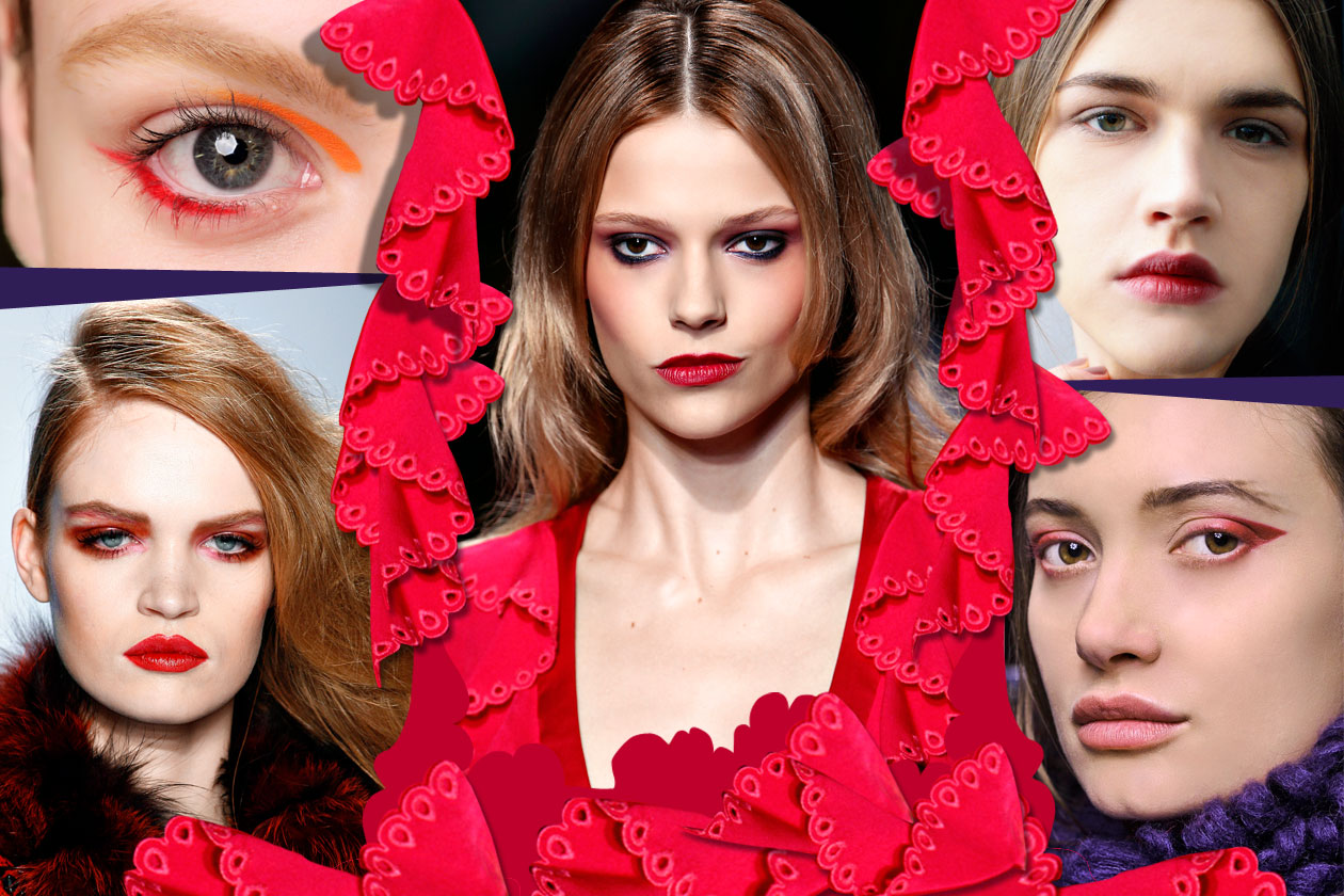 Make up: rosso e bordeaux caldi e autunnali