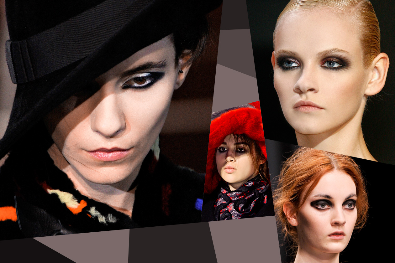 Dark eyes: polveri scure e black eyeliner per occhi smokey