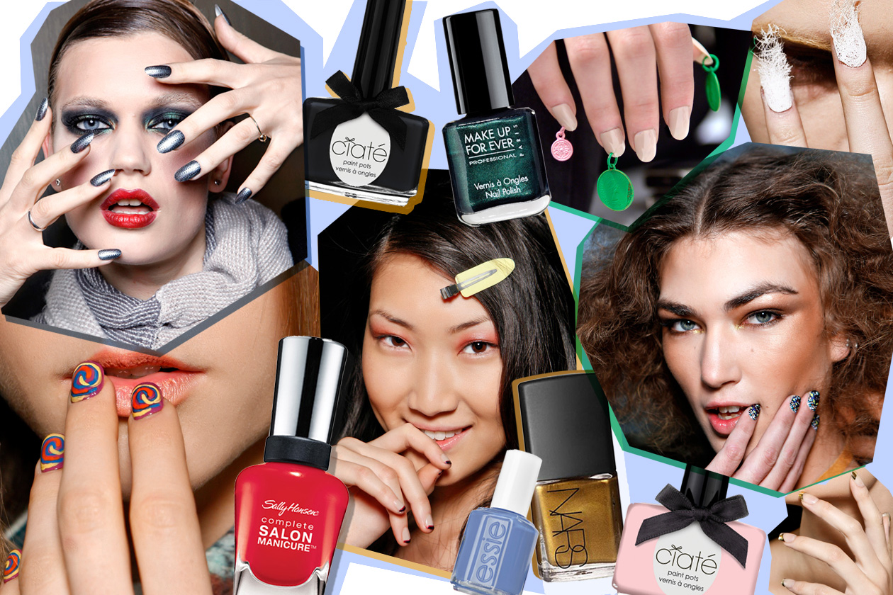 Spazio alla creatività sulle mani con colori e fantasie dall’ effetto ipnotico dark&chic. L’ispirazione arriva dalle passerelle a/i 2012/2013