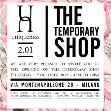 Uniqueness inaugura il primo pop up store