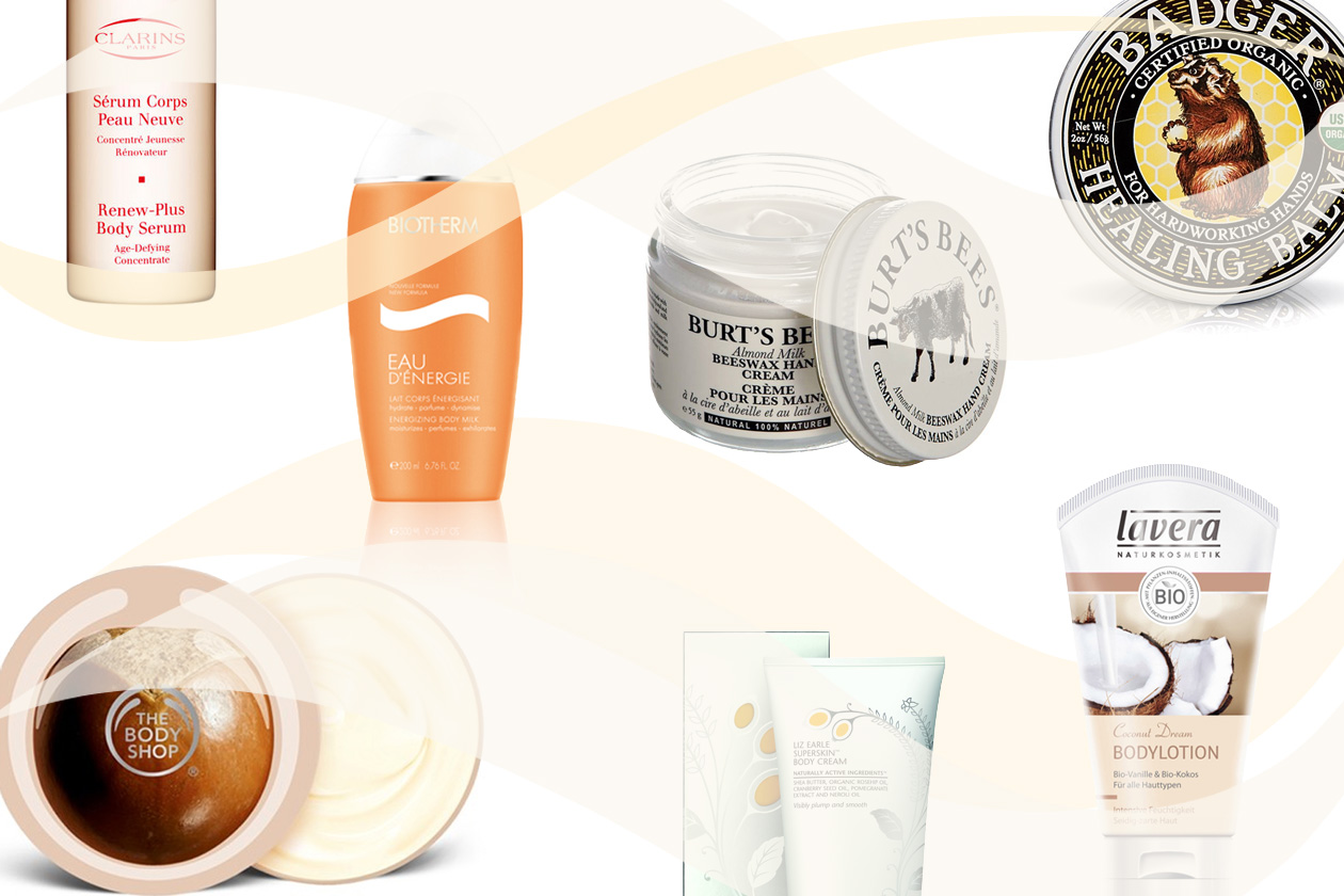 Pelle secca: creme, lozioni e burri per il corpo e per le mani