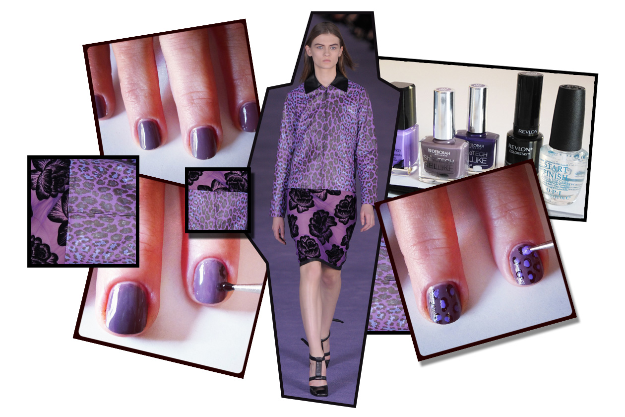 Manicure tutorial: animalier story