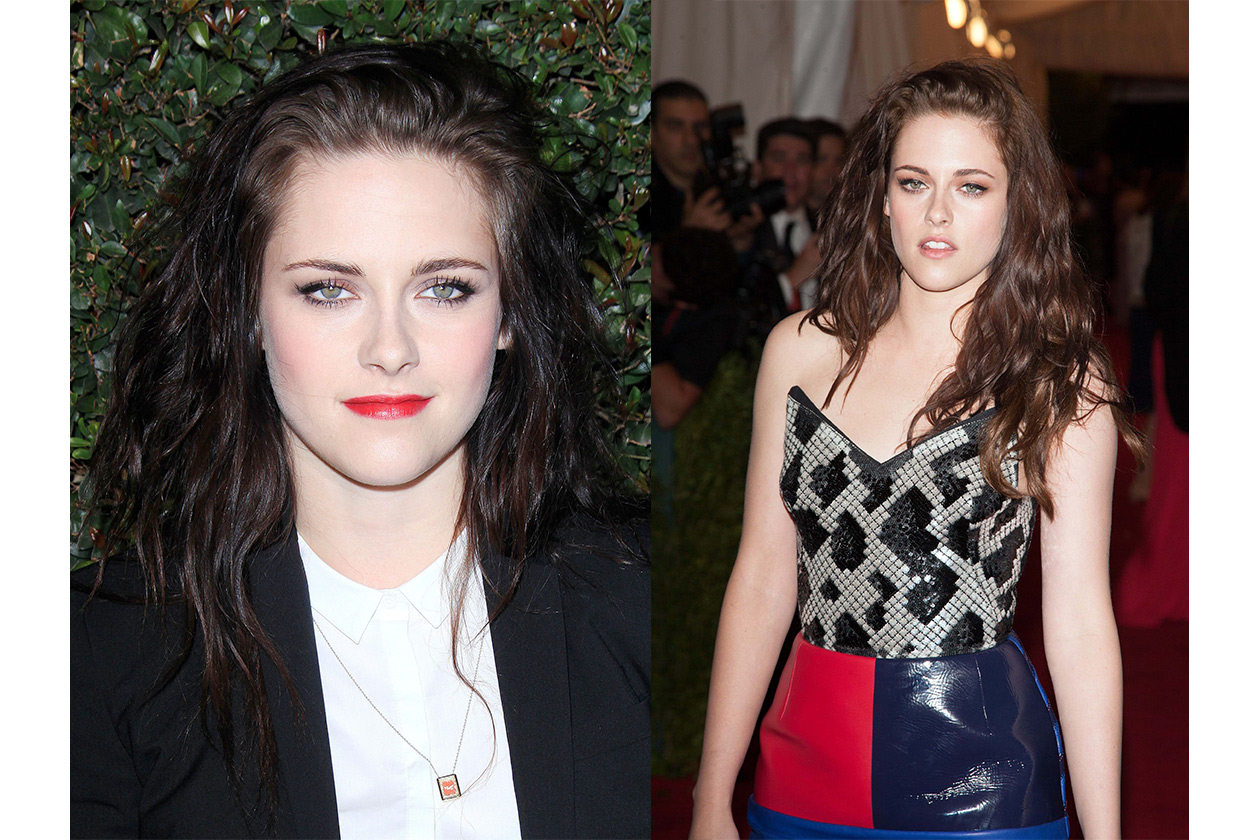 kristen stewart, twilight, breaking dawn, bella, look, make up, makeup, capelli, trucco