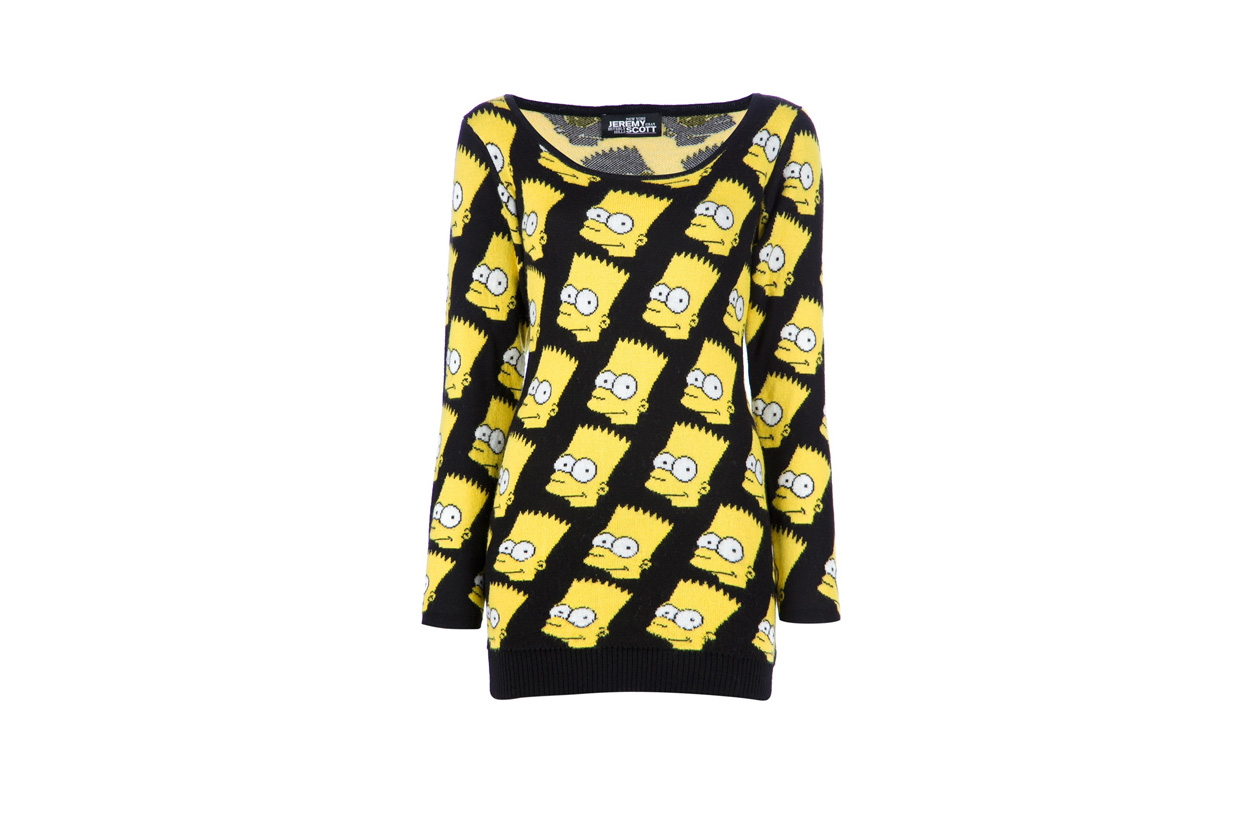 Maglia Bart Simpson di jeremy scott