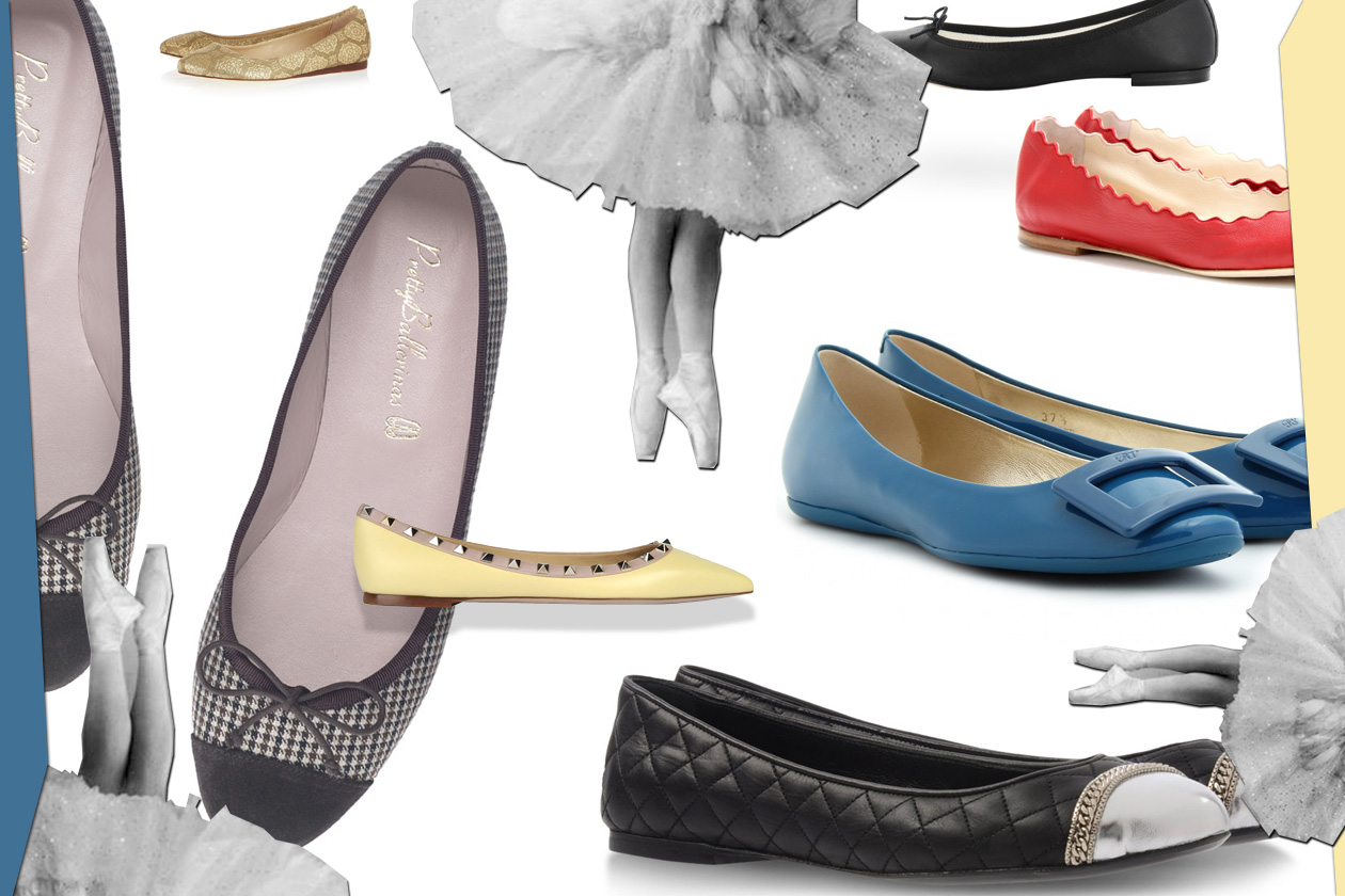 00 Flat shoes Ballerina Collage
