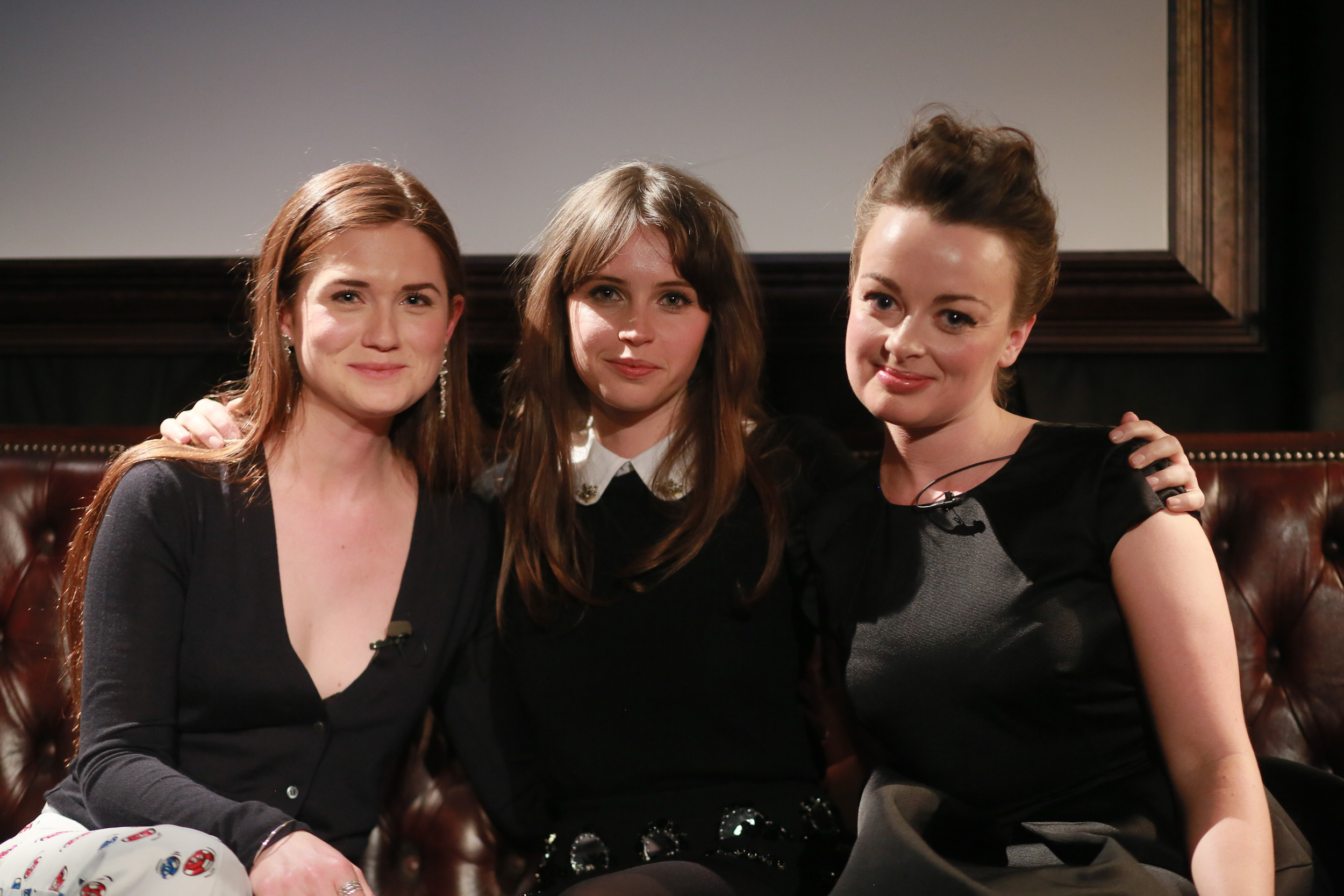 day1 themiumiulondon Bonnie Wright Felicity Jones Caroline Harvey