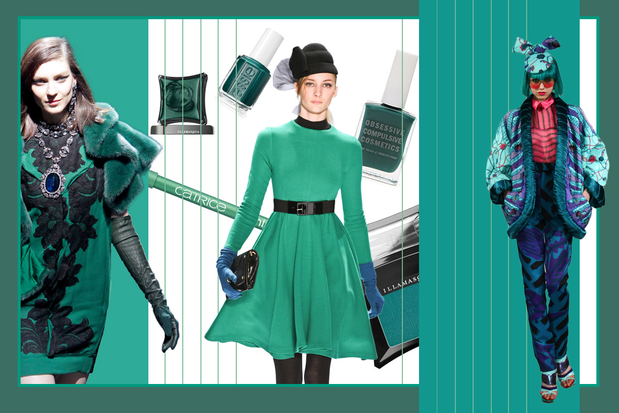 Ultramarine Green: gli abiti e i prodotti beauty di tendenza