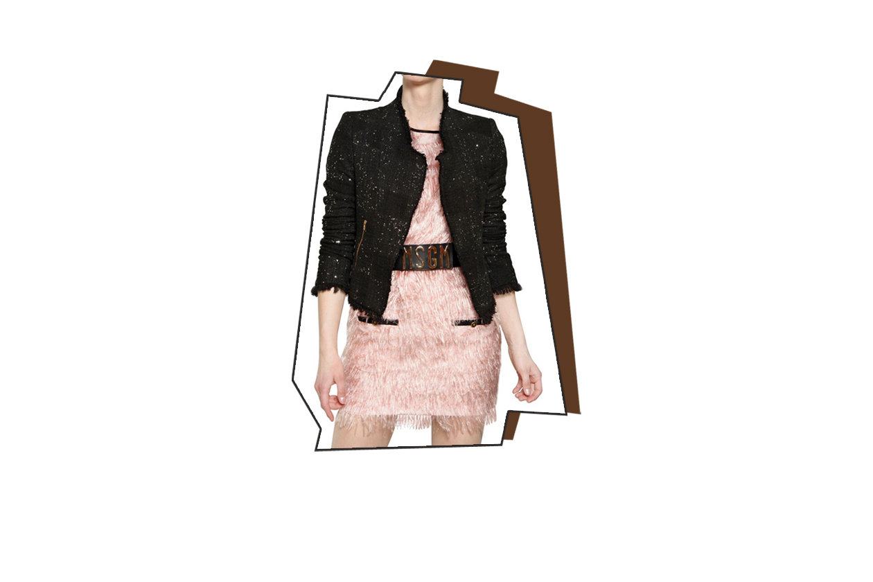 Top List Glitter giacca msgm luisa via roma