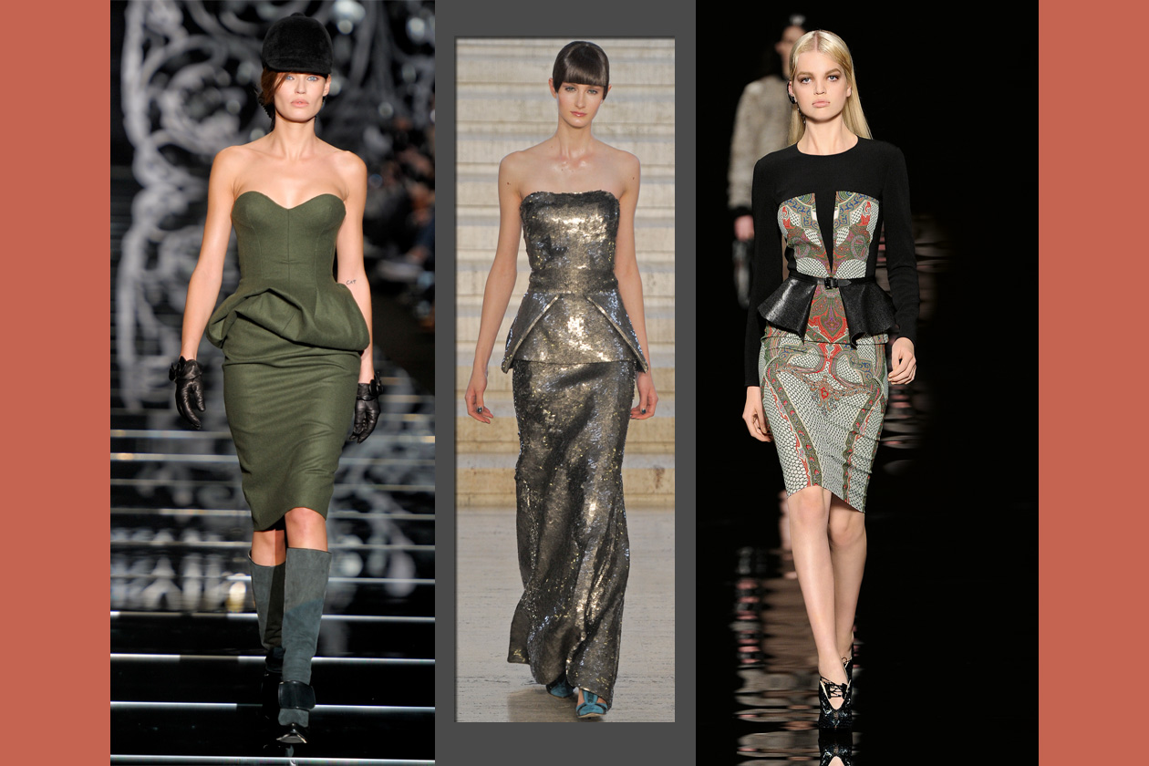 Top List Peplum EtroWomen’sWearCollection AW12 13 Antonio Berardi ful F12 085 Ermanno Scervino ful F12 001