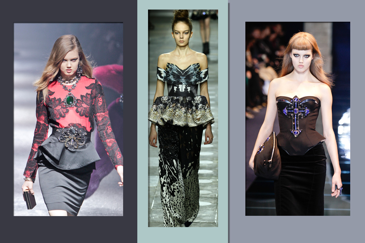 Top List Peplum Lanvin ful F12 120 M Katrantzou ful F12 059 Versace ful F12 015