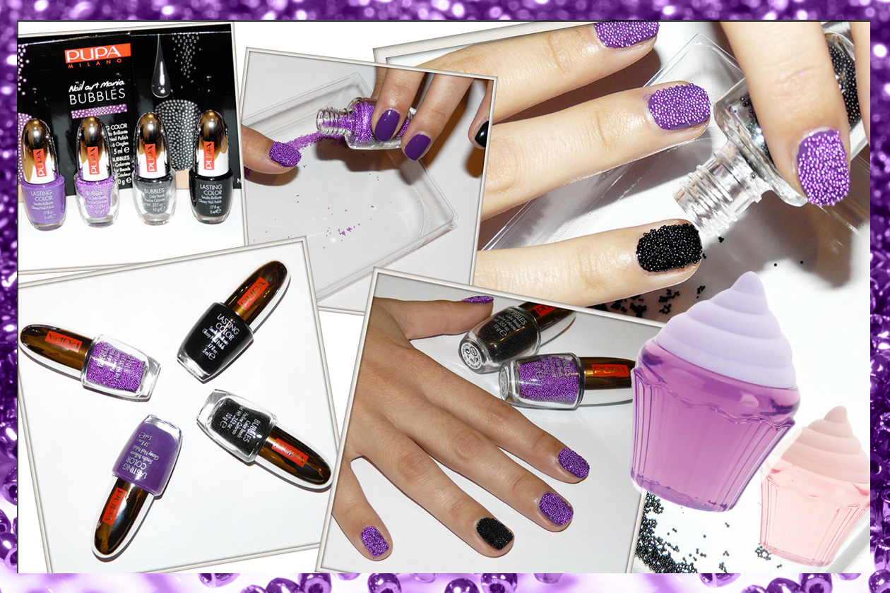 Nail art tutorial: passo per passo la manicure realizzata con il Bubble Nail Art kit di Pupa Milano