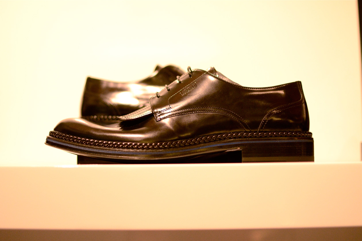 Loriblu suola alta con dettaglio blu