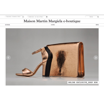 Margiela presenta la nuova boutique online