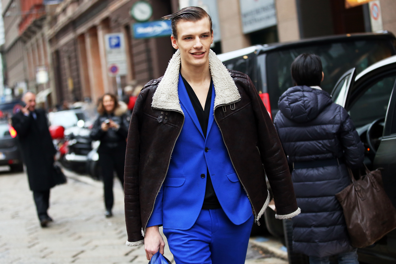 Milano Moda Uomo Street Style: 14 Gennaio 2013