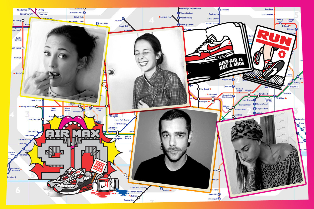 Tre it-girls (e un it-boy!) a Londra con Nike Air Max
