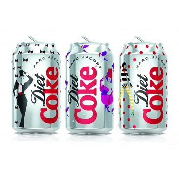 Diet Coke e Marc Jacobs: ecco le prime lattine