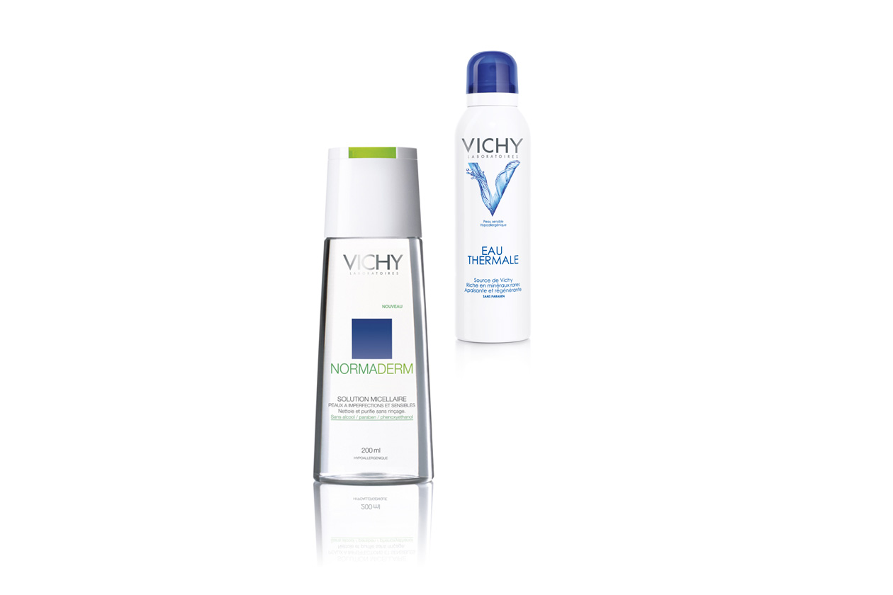 È pensata per le pelli con imperfezioni, la soluzione micellare Normaderm by Vichy