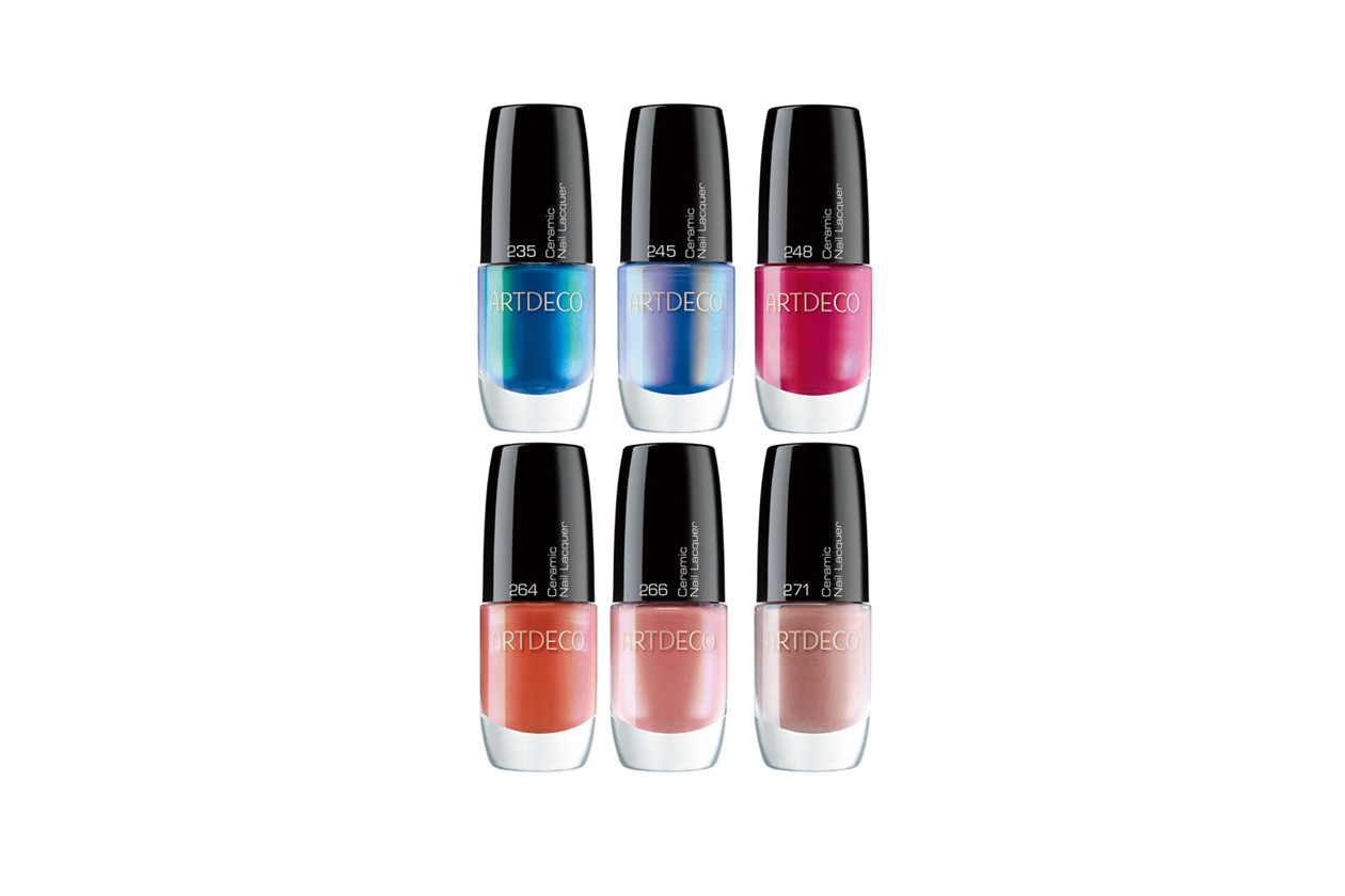 I colori delle ali di farfalla con sfumature perlacee ed iridescenti per le lacche della Butterfly Dreams Collection di Artdeco