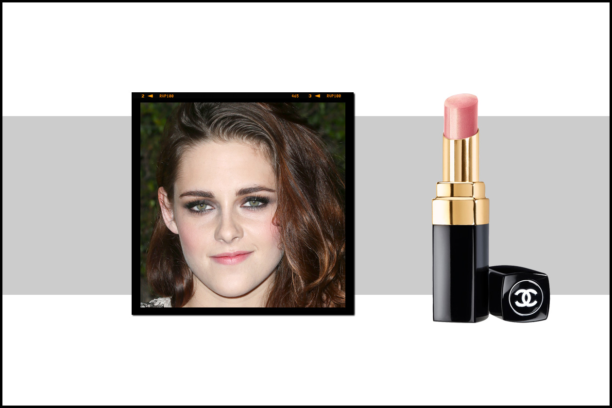 Kristen Stewart sceglie un rosa chiaro come il Rouge Coco Parfait di Chanel