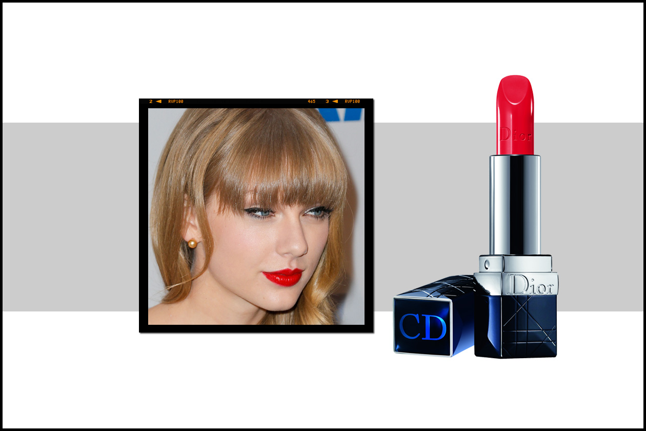 Taylor Swift ama un rosso deciso come il Rouge Flamboyant di Dior