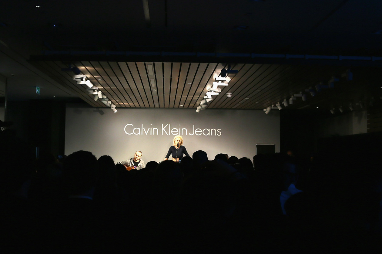 calvin klein jeans store opening london performance 021813 rita ora