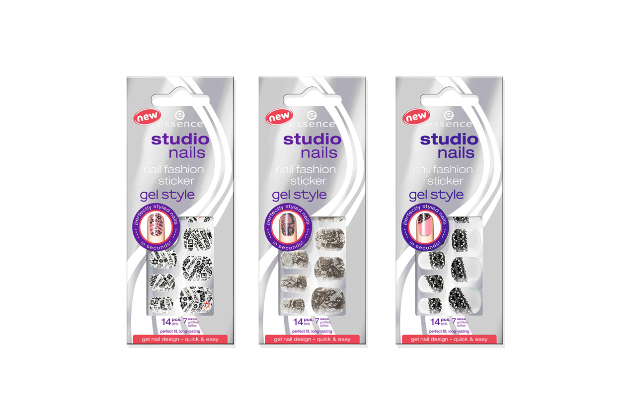 essence gel style stickers