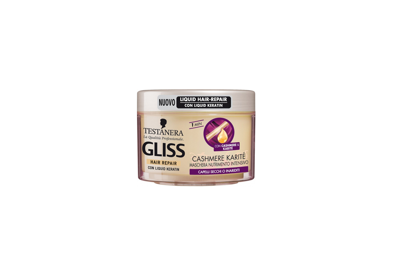 gliss testanera maschera cashmere karite