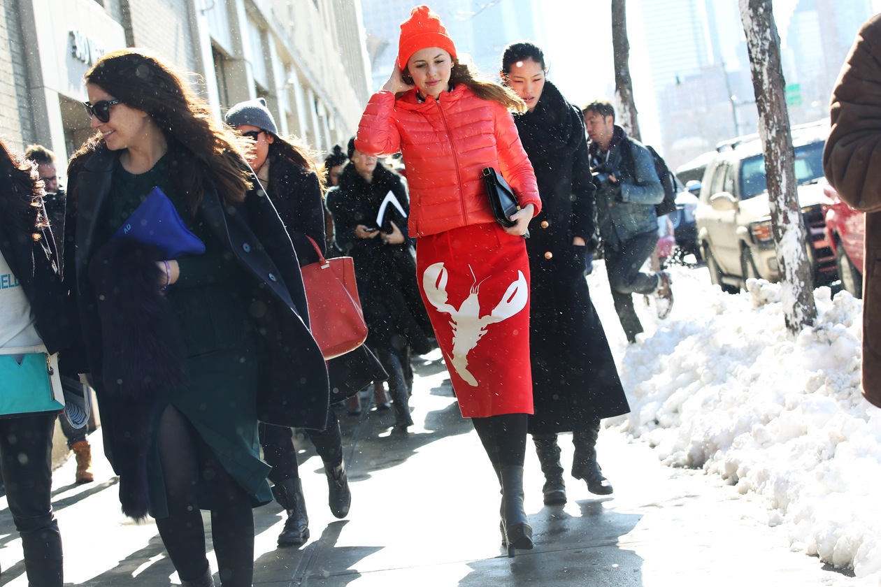 New York Fashion Week: streetstyle del 9 febbraio