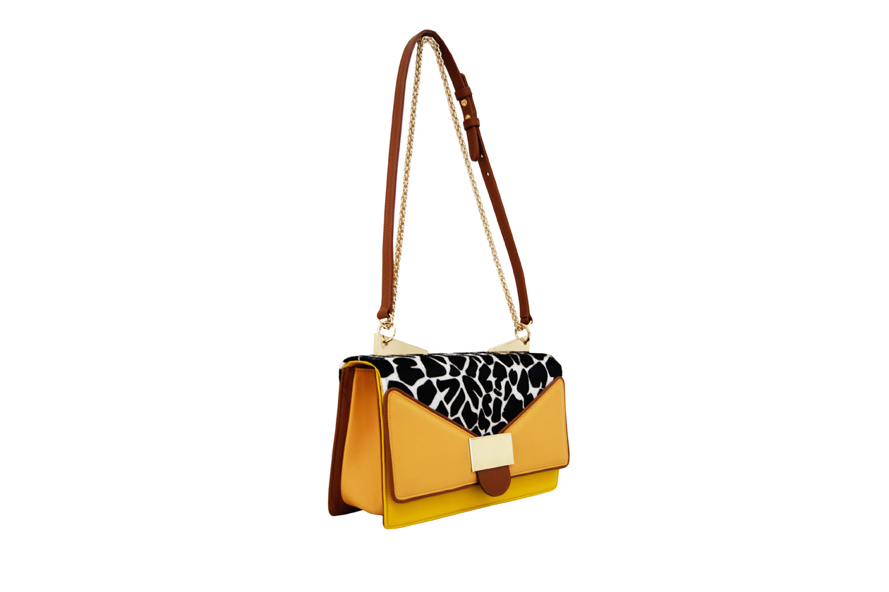 ANITA SHOULDER yellow giraffe+SARA BATTAGLIA+SS2013
