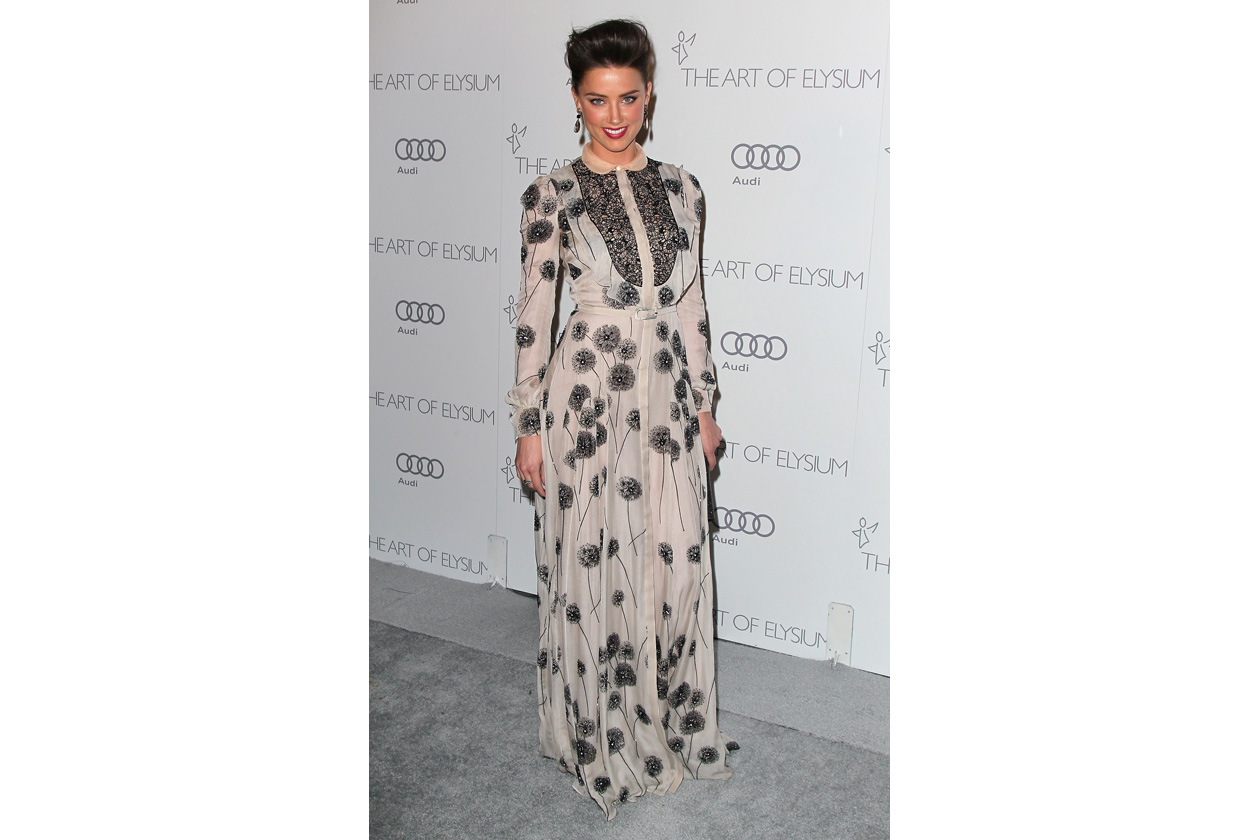 Amber Heard valentino spring 2013