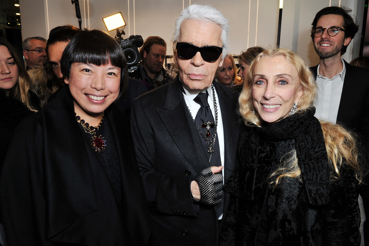 Angelica Cheung, Franca Sozzani & Karl