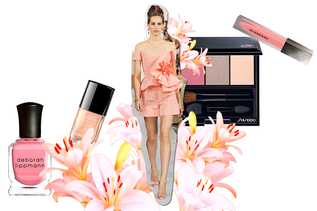 Beauty Make up in rosa O De La Renta ful S13 3