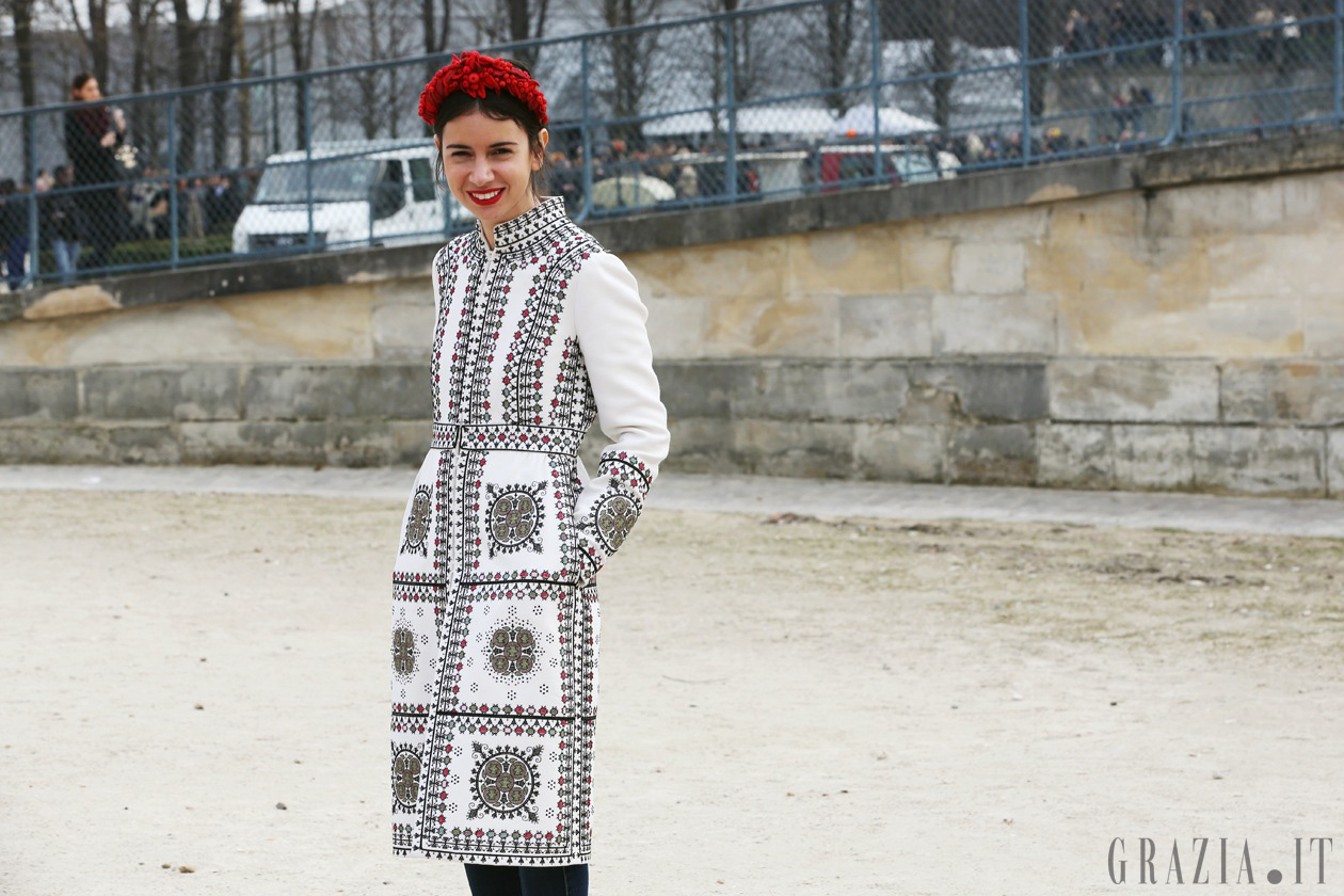 Natasha Goldenberg in Valentino