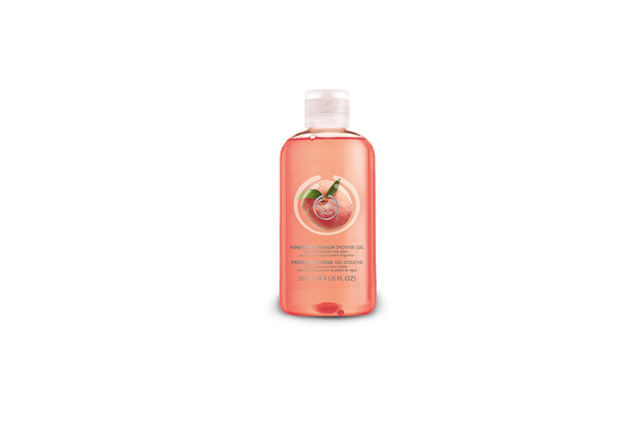 thebodyshop gel doccia pesca