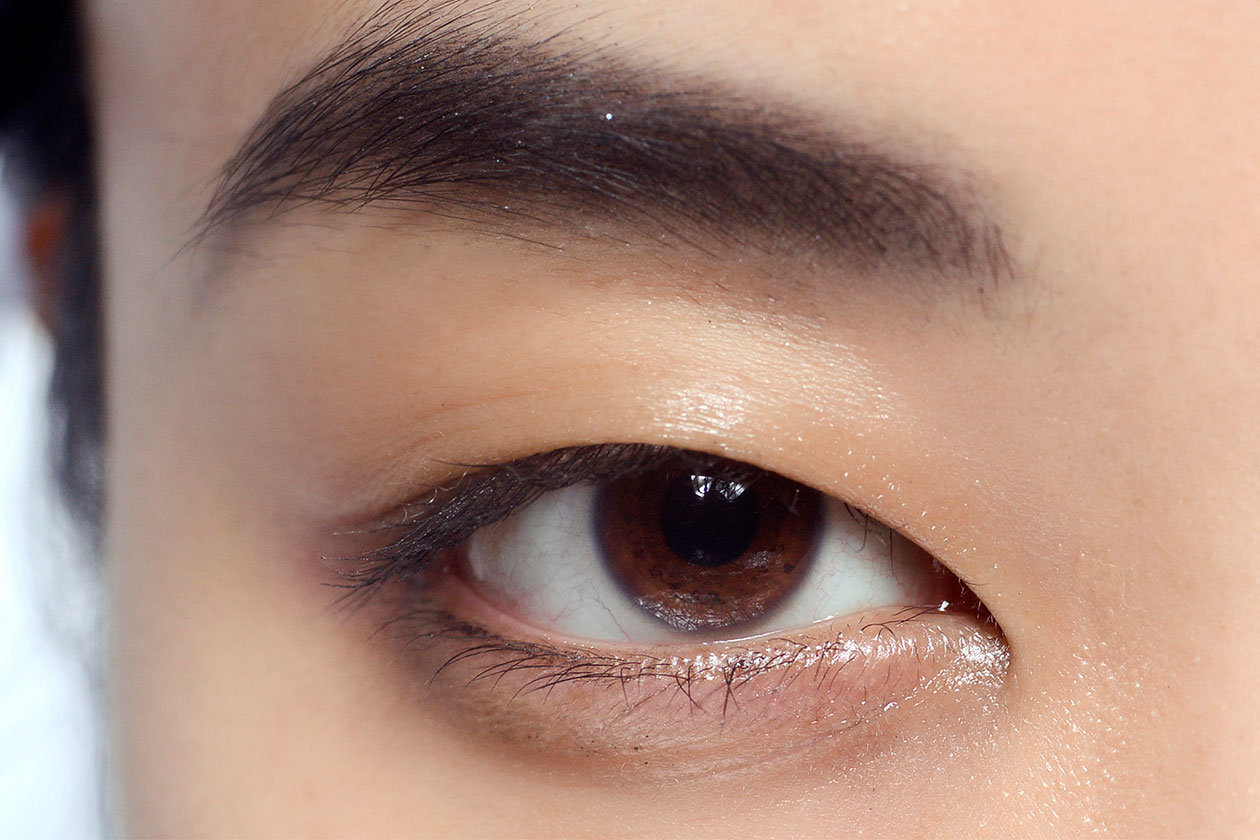 A very bold eyebrow by Rodarte